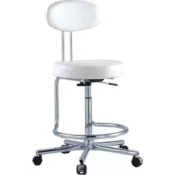 Jídelní židle LS - 123 židle lékařská, koženka Oto V 1 bílá