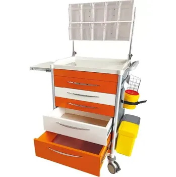 OVM - 03 vozík zdravotnický, oranžová/bílá