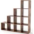 regál Miadomodo Stupňovitý regál 129,5 x 29 x 129,5 cm, vintage