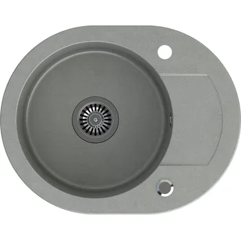 Granitový dřez Quadron Johnny dřez graniteq 58.5x46 cm šedá/grafitová/onyx HCQC5846SZK