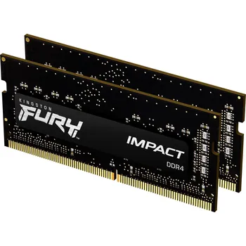 Operační paměť Kingston Fury Impact SODIMM DDR4 16GB 3200MHz (KF432S20IBK2/16)