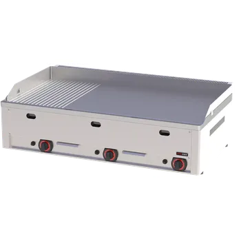 Kuchyňský gril RedFox FTHR-90 G GRILOVACÍ DESKA PLYNOVÁ KOMBINOVANÁ