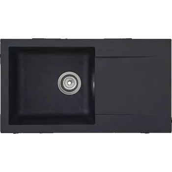 Nerezový dřez Respekta Vestavný dřez Denver, 780 × 435 × 170 mm, černý DENVER78X44S