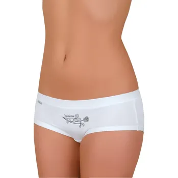 Kalhotky Dámské francouzské kalhotky 52/1-14/D227 FABIO Barva: Bílá, Velikost: M