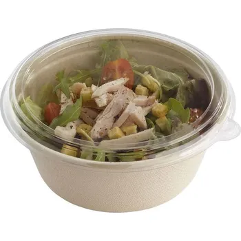 Jednorázové nádobí Bio produkty Víčko na BIO misku 500ml (cena za 50ks)