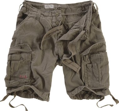 Kraťasy Surplus Airborne Vintage, olivová, XXL