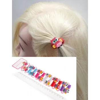 Dětské gumičky do vlasů Sovička sada (2ks) G054