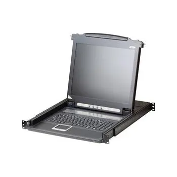KVM přepínač ATEN Console, 19" LCD, rack 19", klávesnice, touchpad
