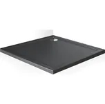 Roth Flat Stone Effect Obdélníková sprchová vanička 150x80x5 cm, antracit, 8000340