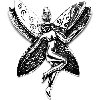 Přívěsek Stříbrný přívěsek motýlí víla - P980 (Stříbrná motýlí víla)