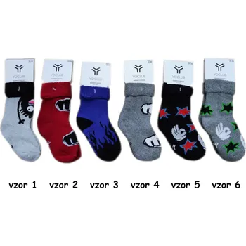 Chlapecké ponožky Yoclub SKF-0003G, vel. 23-34 Barva: Vzor 3, Velikost: 27-30