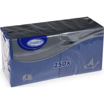 Papírový ubrousek WIMEX Ubrousky tmavě modré 2-vrstvé, 24x24cm, koktejlové (250ks)