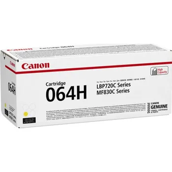 Canon originální toner 064 H Y, yellow, 10500str., 4932C001, high capacity, Canon i-SENSYS MF832Cdw, O