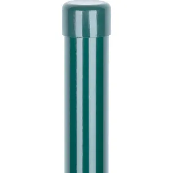 Příslušenství pro plot STREND Stlpik METALTEC 38/2200/1,25 mm, zelený, RAL6005, Zn+PVC, okrúhly, čiapočka