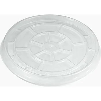 Jednorázové nádobí ECOFOL Víčko pro termo misky 450 ml kulaté PP (100 ks)