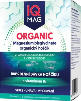 Naturprodukt IQ Mag Organic Magnesium + vitamín B6 90 tob.