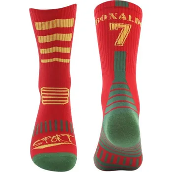 Štulpny Numberoplus Dětské fotbalových ponožek č.7 Cristiano Ronaldo Velikost: One size