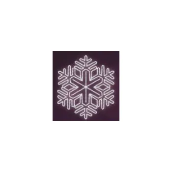 Vánoční světelný řetěz Polamp POL-0037 - 2D dekorace - Vločka - Ø150cm
