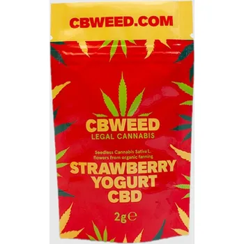 CBD CBweed - CBD květy Strawberry Yogurt (0,5% THC) 2 g