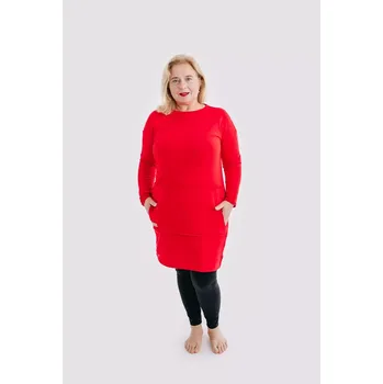 Dámská mikina Dámská tepláková mikina LOWLY RED - MILOREM