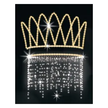 Vánoční světelný řetěz Polamp POL-1730 - 3D dekorace - Ozdoba sloupů - 170 x 90 cm