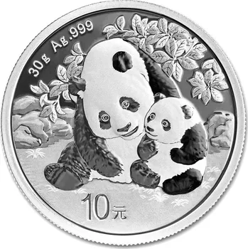 Čínská mincovna Čínská panda 2024 stříbrná mince 30 g