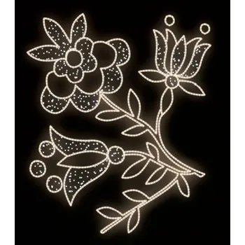 Vánoční světelný řetěz Polamp POL-1122 - 2D dekorace - Převisy - 200 x 160 cm