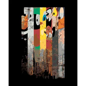 ZUTY Malování podle čísel - LOONEY TUNES Rozměr: 40x50 cm, Rámování: bez rámu a bez vypnutí plátna