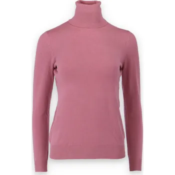 Dámský svetr Svetřík rolák Damod 01250 barva: růžová-starorůžová, velikost: S/M