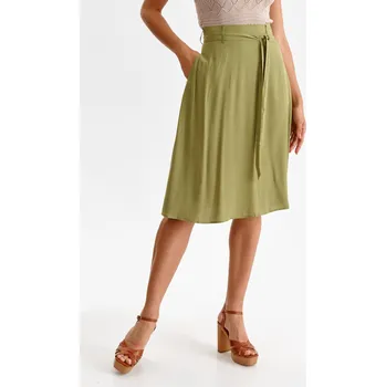 Oblečení a móda Dámská sukně Top Secret Midi Top Secret kaki | krémová 1967018