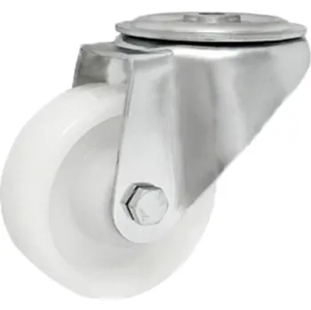 Pojezdové kolečko Plastové kolo 80 mm nerezová otočná vidlice ZABI