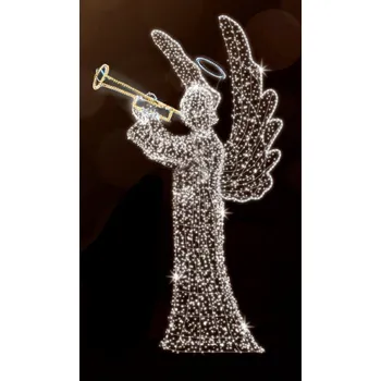 Vánoční osvětlení Polamp POL-0967 - 3D dekorace - Anděl - Ø350cm