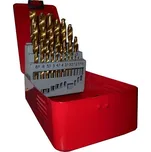MAGG Vrtáky HSS TiN do kovu, 1,0-13 mm, sada 25 ks