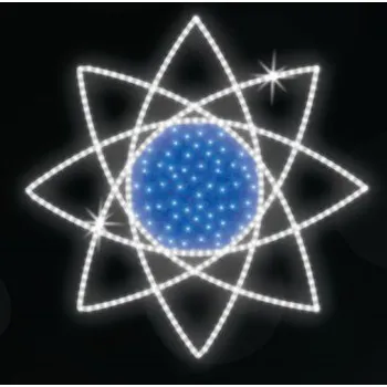 Vánoční světelný řetěz Polamp POL-0092M - 2D dekorace - Rozeta - Ø 100 cm