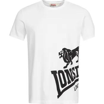 Pánské tričko Lonsdale Lion Lonsdale bílá | šedá 2003956