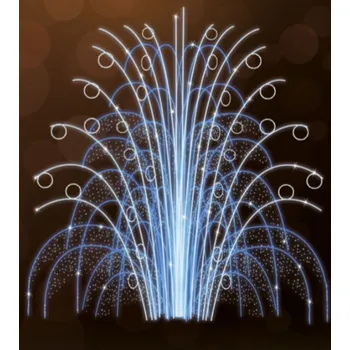 Vánoční osvětlení Polamp POL-2975 - 3D dekorace - Fontána - 600 x 600 cm