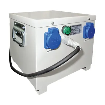 Transformátor PFM 2501 230/230V Transformátor jednofázový, přenosný, bezpečnostní, IP44, kov