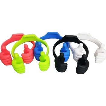 Stojánek na mobil ve tvaru ruky - Červená