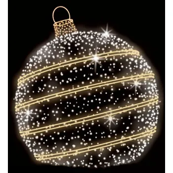 Vánoční osvětlení Polamp POL-1904 - 3D dekorace - Baňka - Ø200cm
