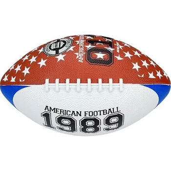 Fotbalový míč Chicago Large míč pro americký fotbal bílá-hnědá, Velikost míče č. 5