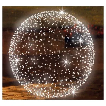 Vánoční světelný řetěz Polamp POL-0609 - 3D dekorace - Závěsná koule - Ø 100 cm