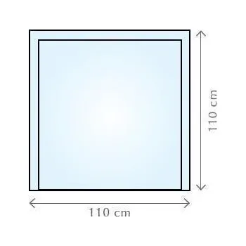 Fireglass 110x110 cm - sklo pod kamna nebo krb 000-367