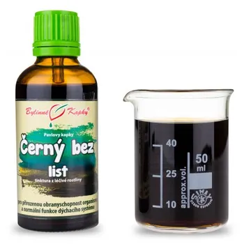Přírodní produkt Bylinné kapky s.r.o. Černý bez list 50 ml