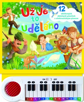 Leporelo Už je to uděláno: 12 oblíbených dětských písniček s elektronickým pianem - REBO (2023)