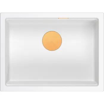 Granitový dřez Quadron Logan dřez graniteq 56x45 cm bílá HQJ6045U1_PVDC1_U