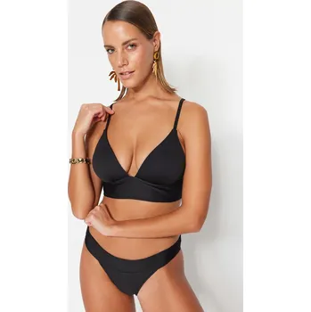 Dámské plavky Bikiny horní díl Trendyol Textured Trendyol černá 1434104