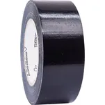 Lepicí páska univerzální, textilní, 50 metrů, černá - Petec