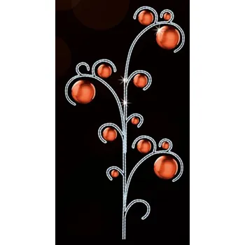 Vánoční světelný řetěz Polamp POL-1760 - 2D dekorace - Ozdoba sloupů - 190 x 100 cm