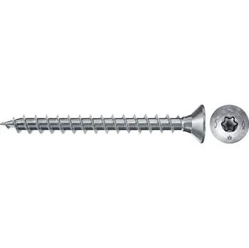 Vrut do dřeva fischer FPF II CTF 3,0x12 BC TX10 celý závit Power fast bílý zinek (1000 ks/bal.)