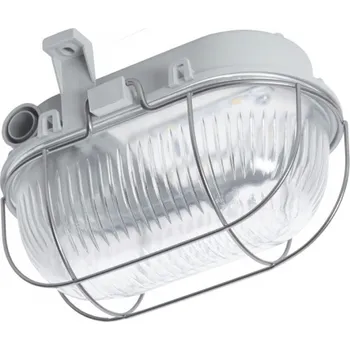 LENA LIGHTING LED Přisazené svítidlo OVAL LED 3W SIMETAL šedá 4000K DOB